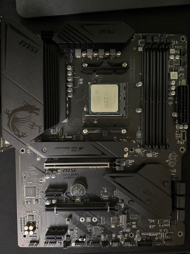 b550 gamingplus とryzen5 5600x