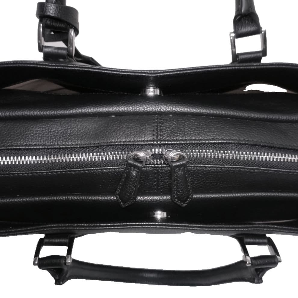 ✨未使用級✨SONNE ゾンネ　2way ビジネスバッグ　本革　ブラック　A4