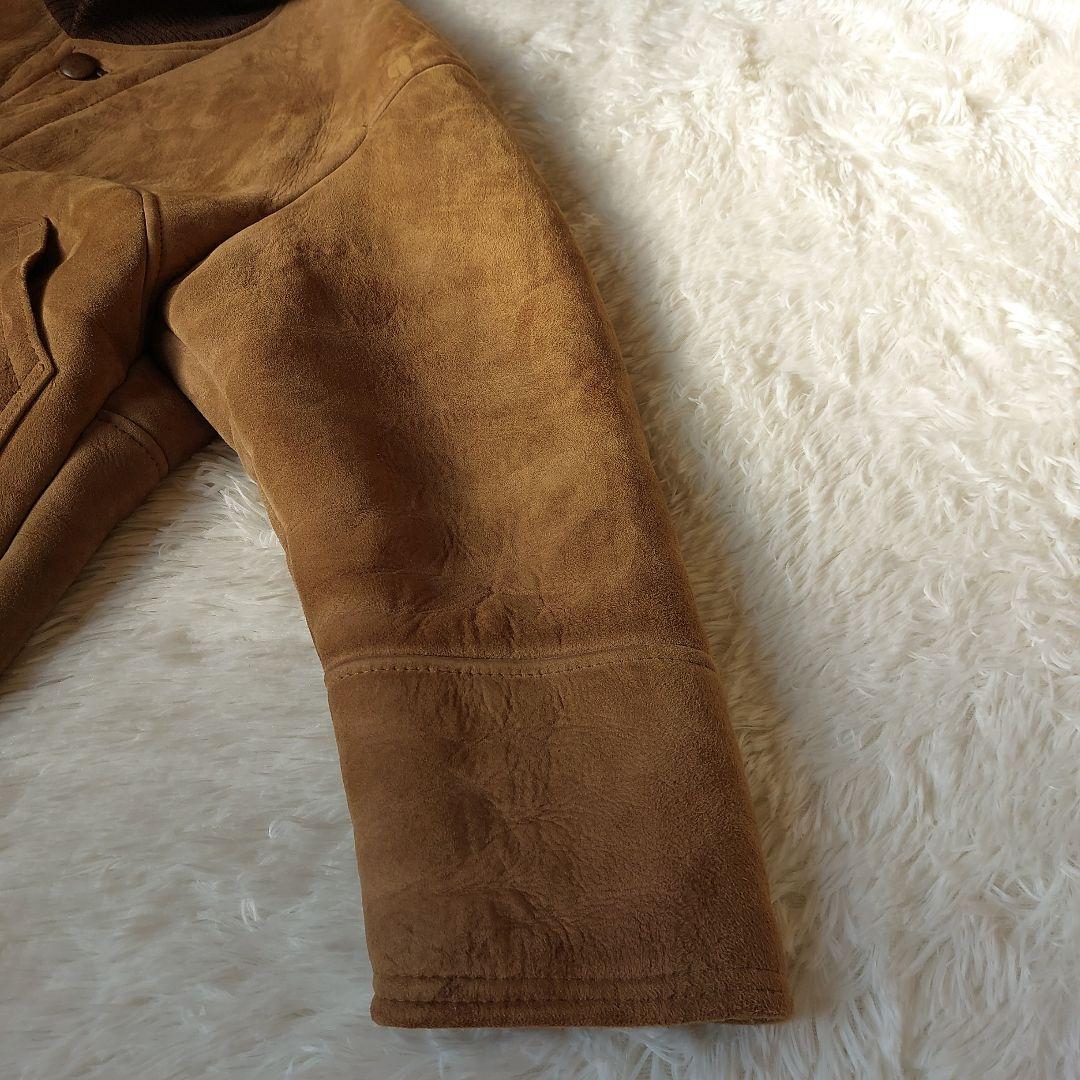 オーバーサイズ ムートンコート ニュージーランド製 ロング丈 vintage