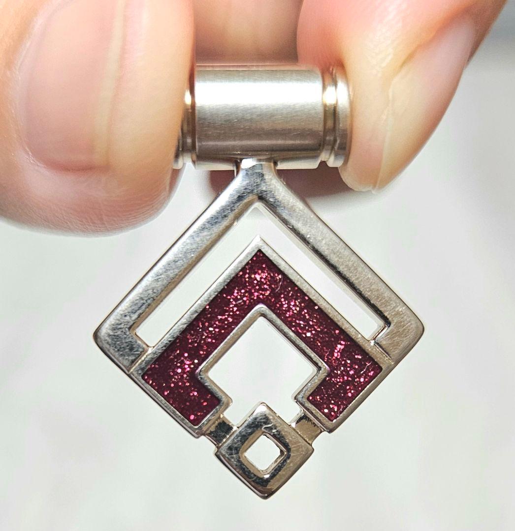 コラントッテ　AURA　TAO　シャンパンゴールド×ルビーレッドラメ　トップのみ