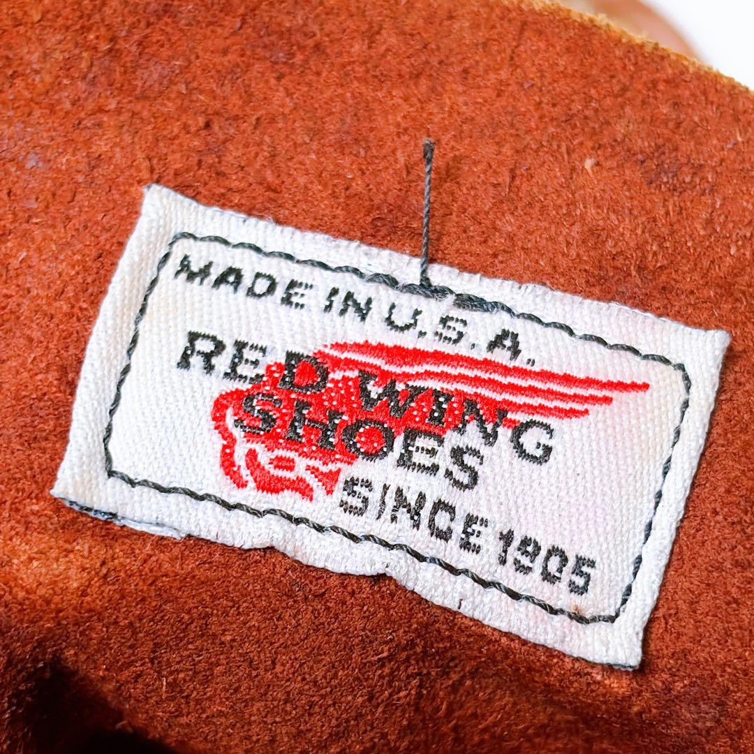 00s【RED WING】アイリッシュセッター/6E/刺繍羽タグ　8875 茶色