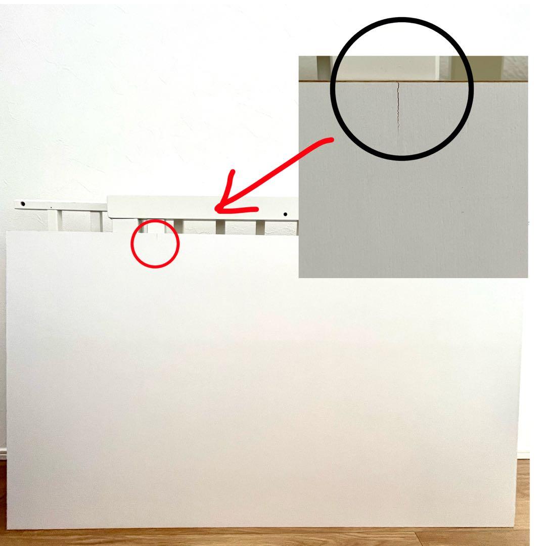 ✴︎週末SALE✴︎ 日本製　ベビーベッド ハイタイプ　レギュラー　ホワイト