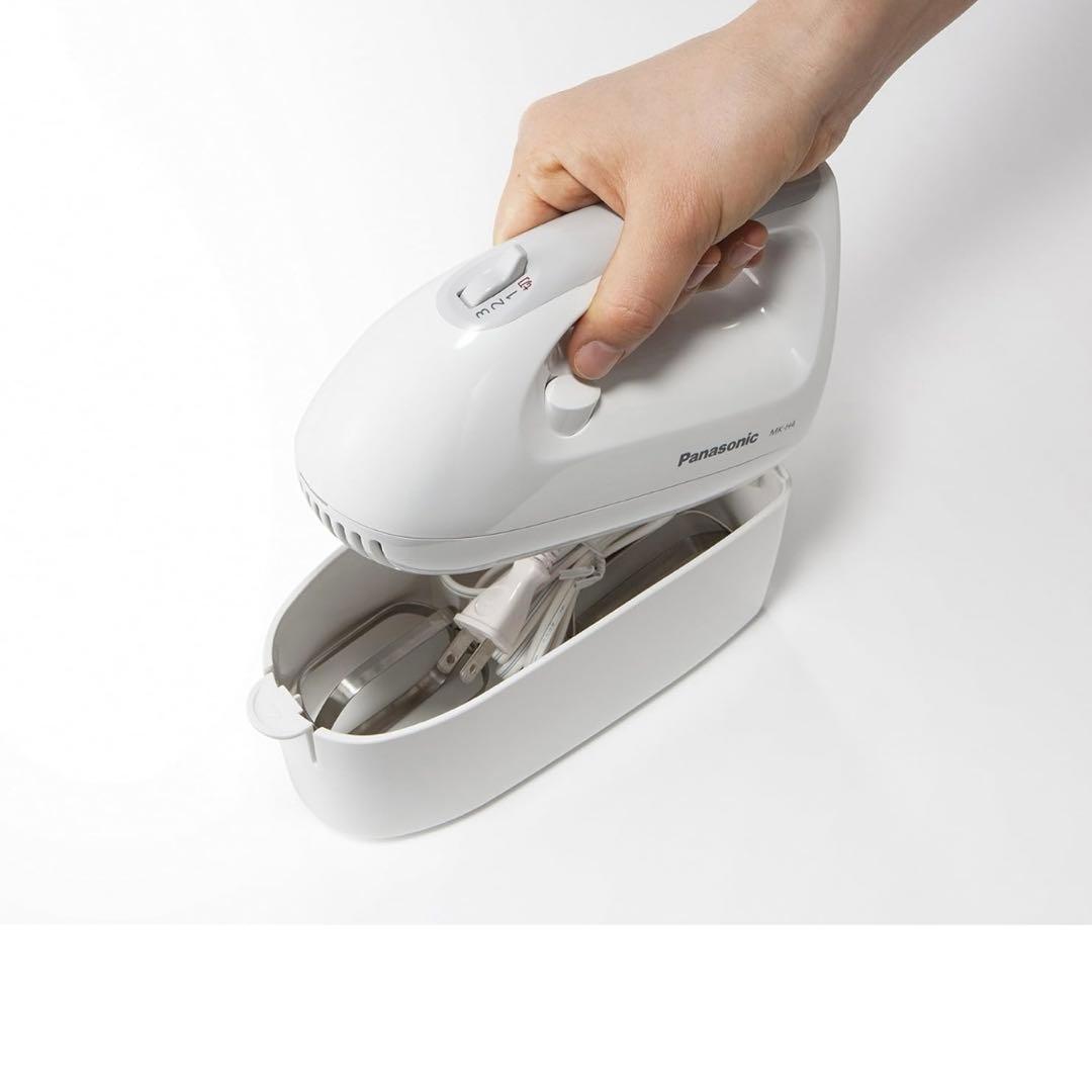 美品　Panasonic ハンドミキサー MK-H4-W