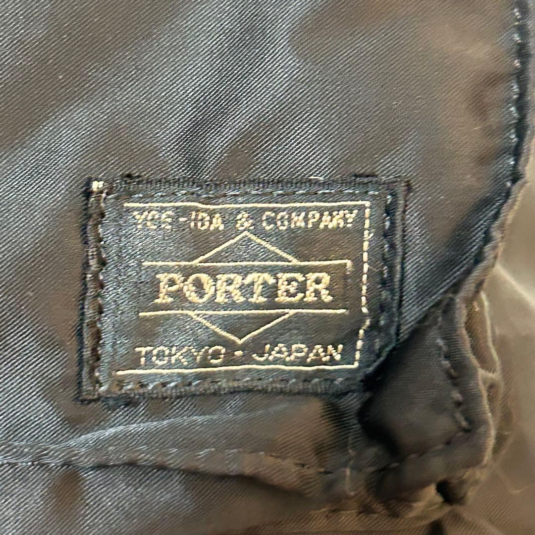 【美品✨人気/タンカー/A4】ポーター　トートバッグ　ビジネス　黒　通勤　肩掛可