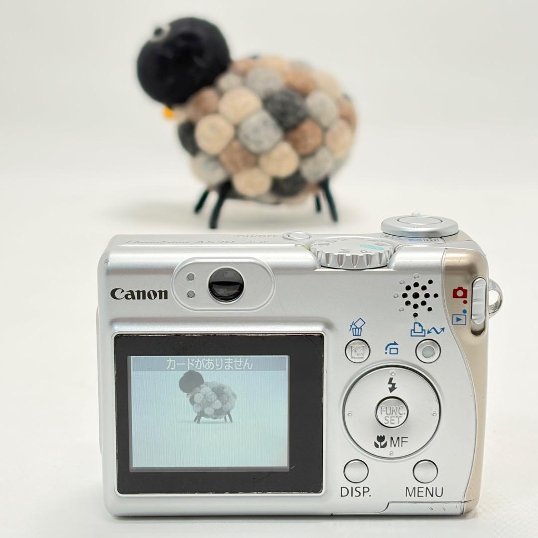 Canon PowerShot A530 動作確認済み 新品電池付 送料無料