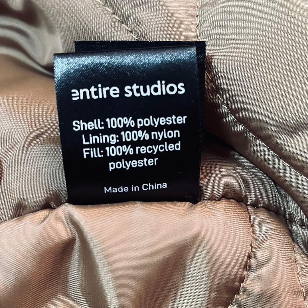 美品】entire studios フリースボアベスト ／Mメンズ