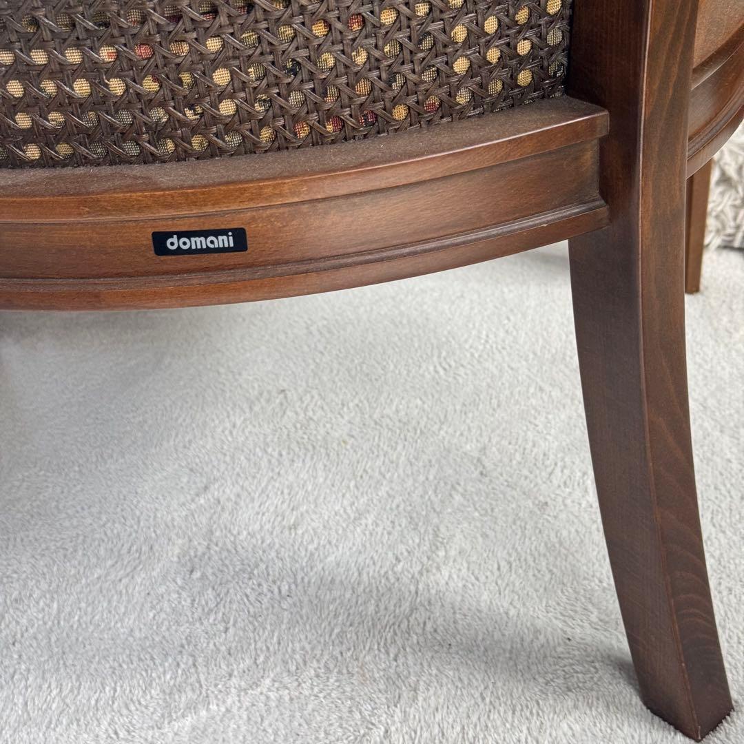 美品★最高級アームチェア★カリモクdomani/ドマーニ 4脚セット　椅子　④