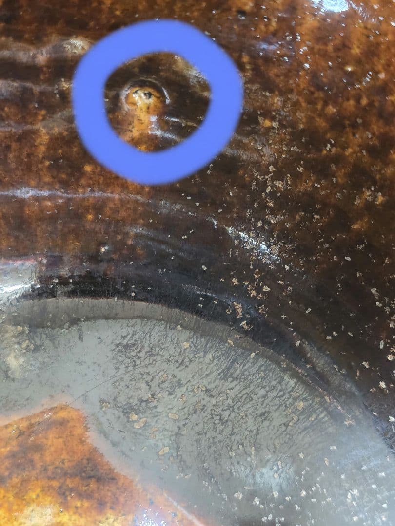 岩井窯　蓋付片手土鍋（小）■美品■