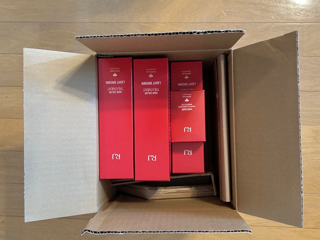 山田養蜂場　RJ ライトブラウン カラートリートメント 8本セット