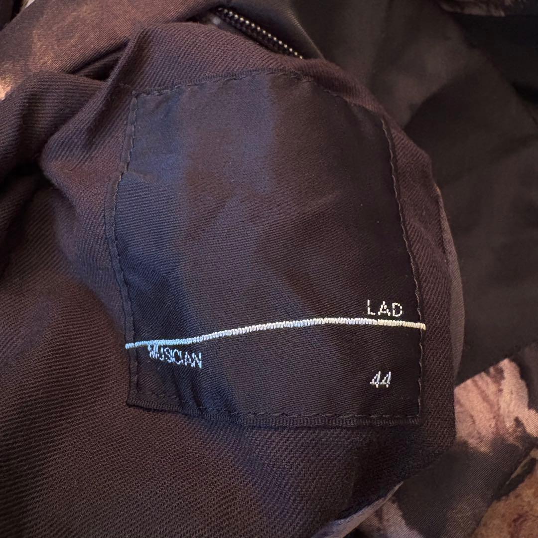 LADMUSICIAN リバーシブルブルゾン 名作薔薇柄 44