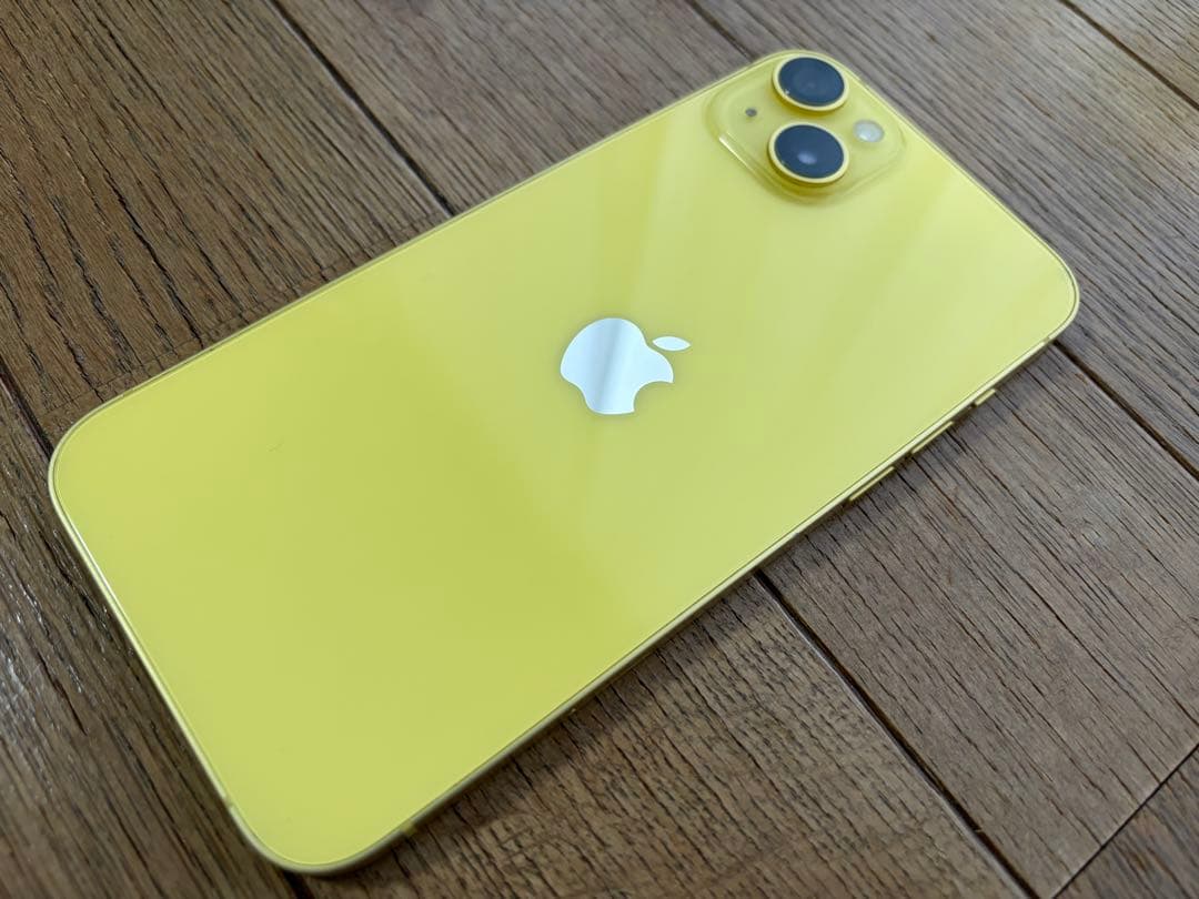 【希少色】iPhone 14 Plus 128GB 電池91% 本体 イエロー