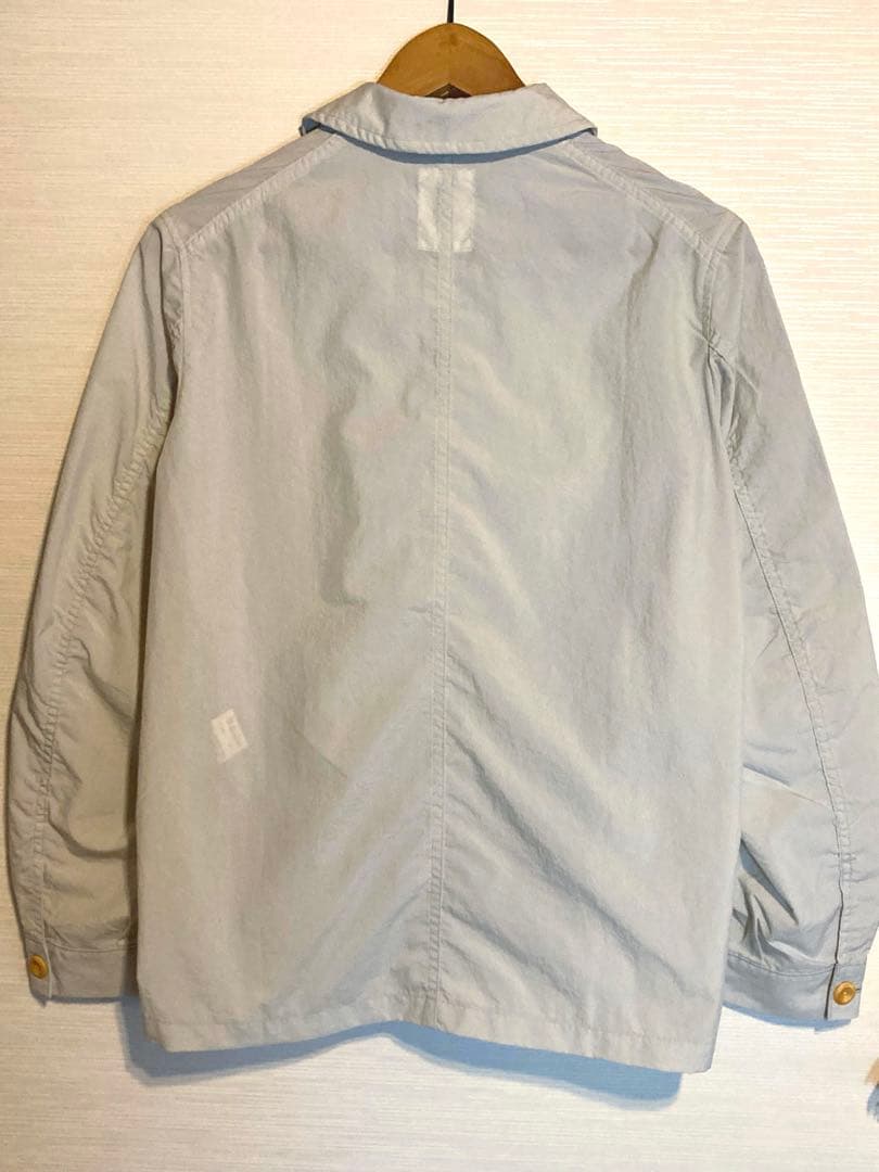 DANTON/軽量ジャケット/グレー/丸襟/NYLON/日本製/36