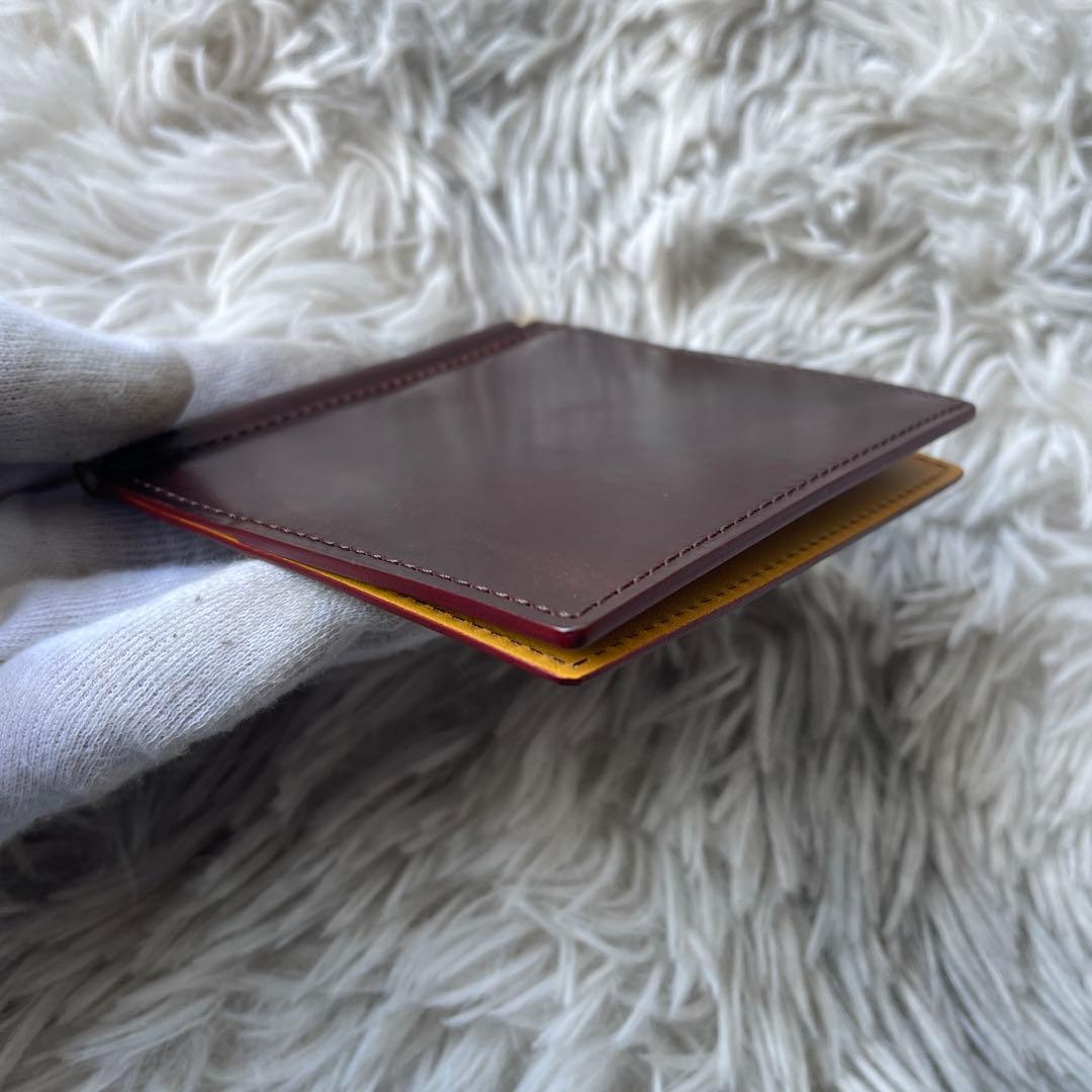 【未使用レベル】ガンゾ シェルコードバン マネークリップ