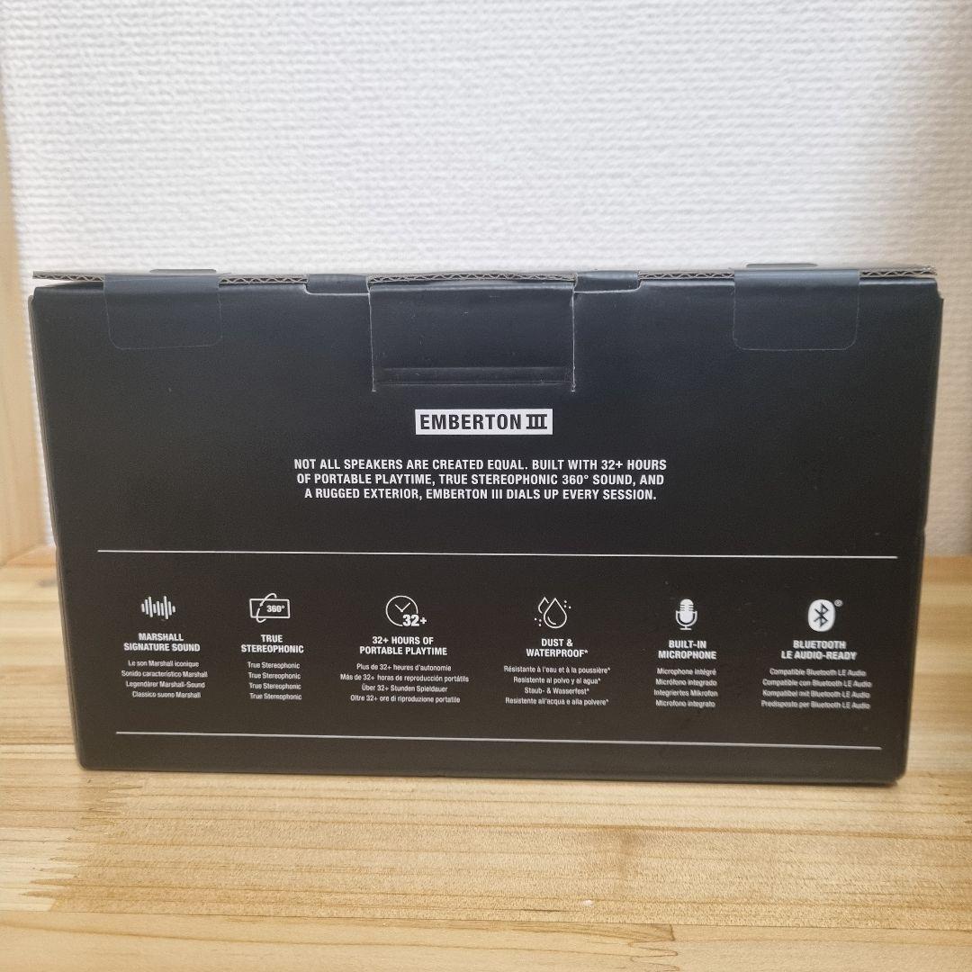 (新品未開封) Marshall Emberton III ワイヤレススピーカー