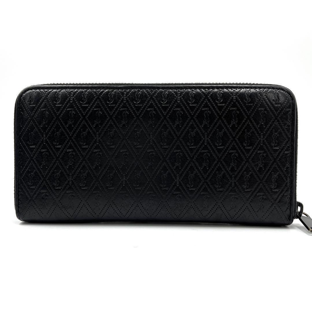 【完売品・未使用級】サンローラン 長財布 ル・モノグラム ラウンド YSL 総柄