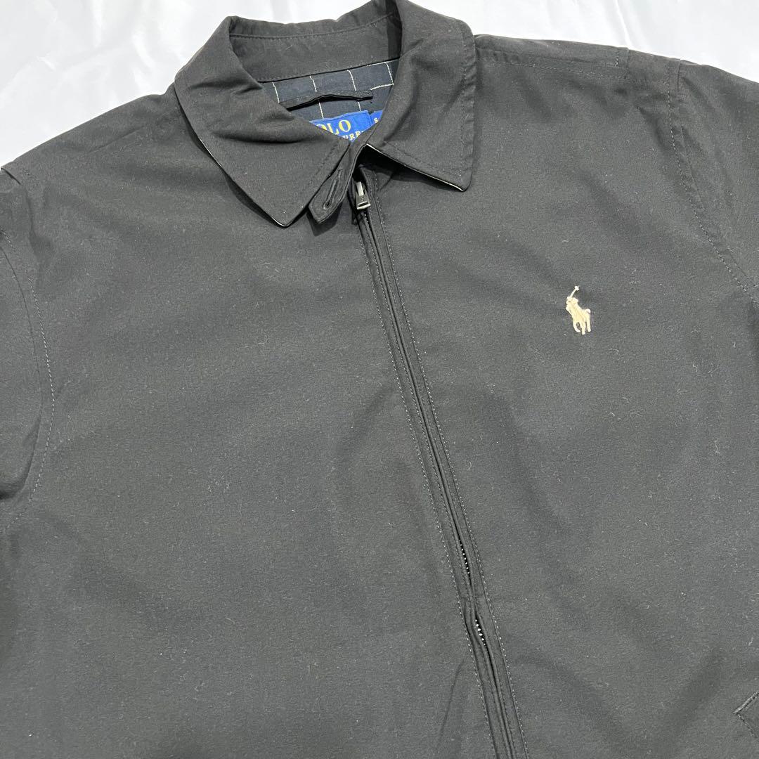 美品 黒 ラルフローレン スウィングトップ ジャケット