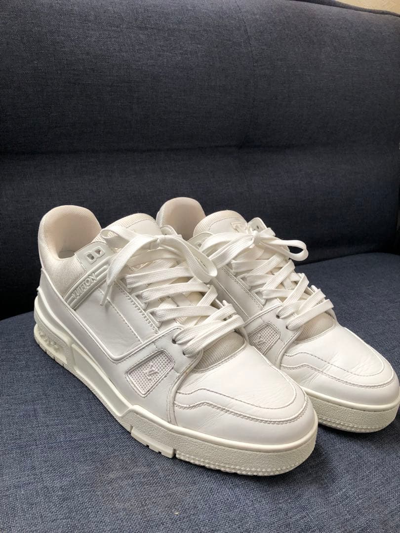 ルイヴィトン LVトレイナーライン スニーカー UK6.5ホワイト 白