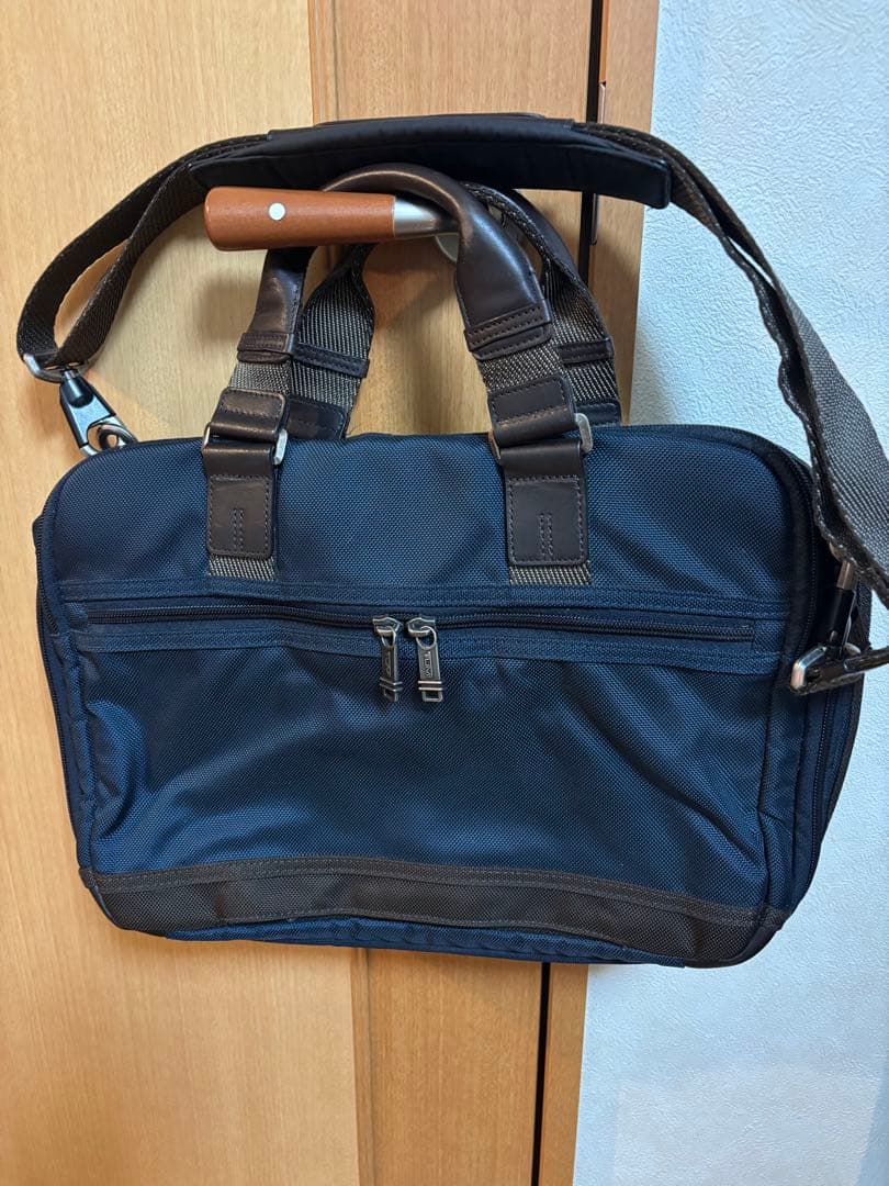 TUMI ALPHA BRAVO　2way　ビジネスバッグ　ネイビー