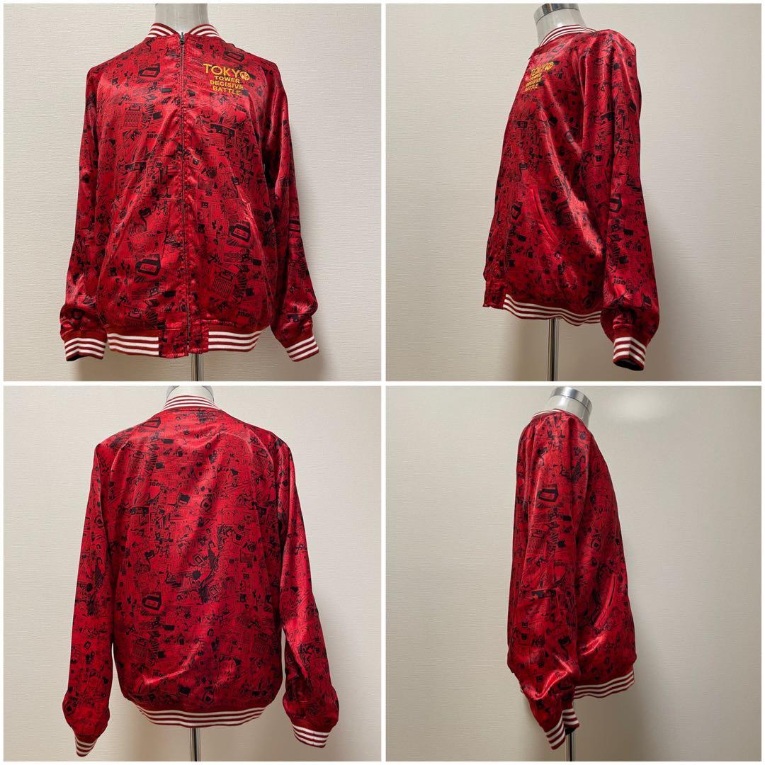 KMA キン肉マンVSステカセキング 東京タワー リバーシブルスカジャン　L