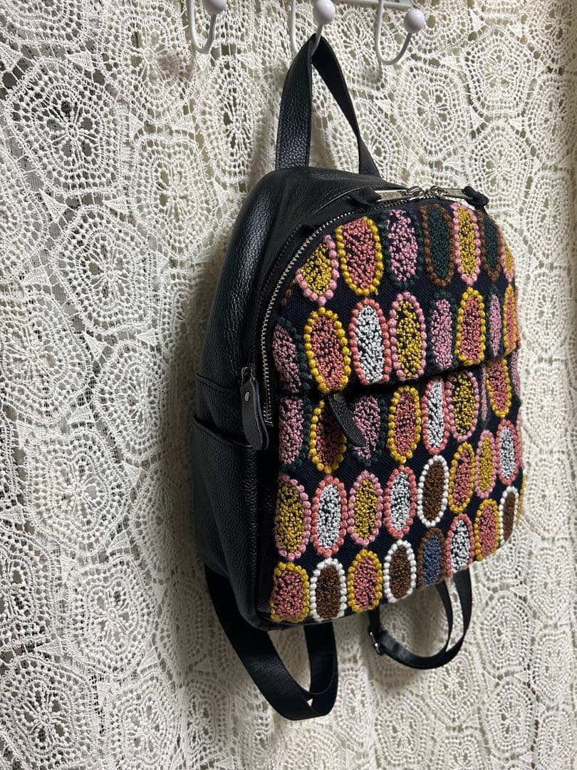 専用50923Bミナペルホネンハーフハンドメイド本革リュック タルト