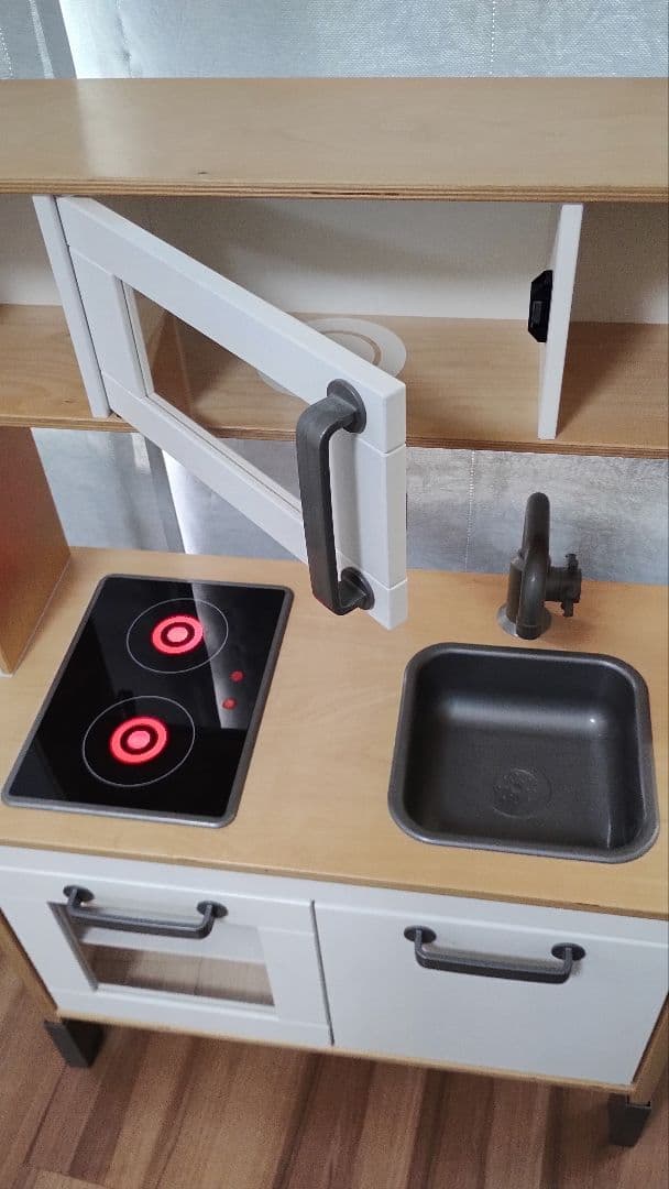 おもちゃのキッチン 木製 イケア DUKTIG