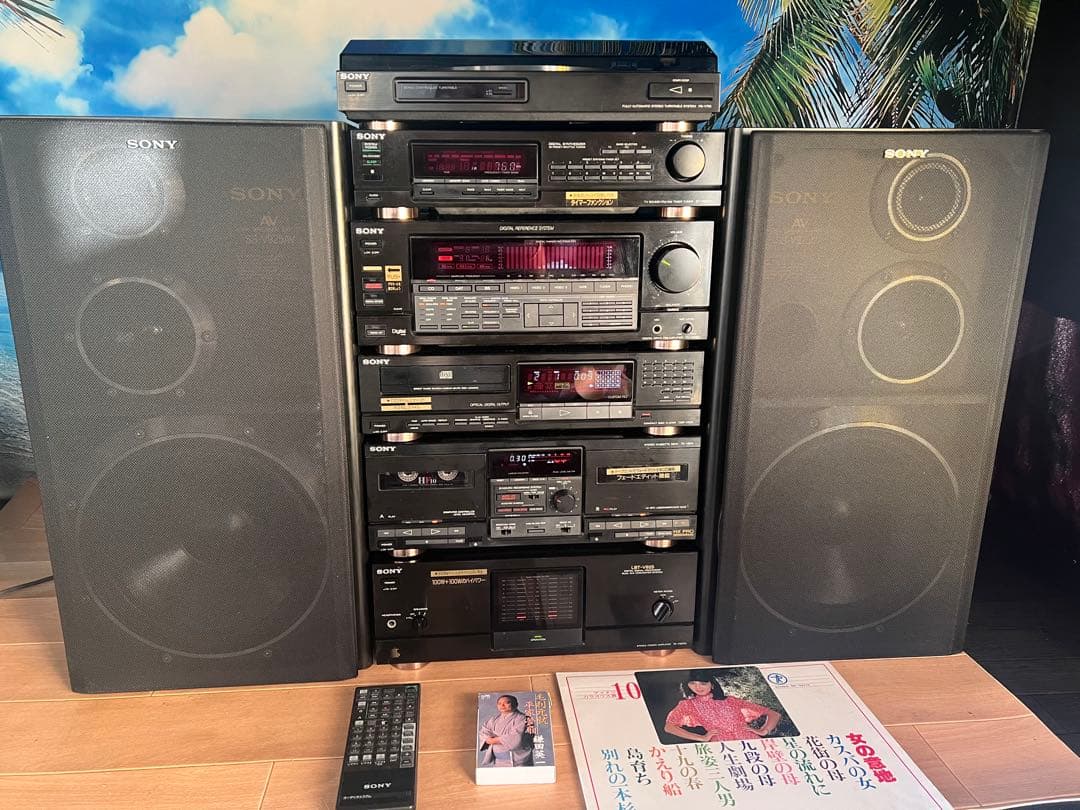 希少内蔵BT変更可能SONYリバティ LBT-V925 中古品レコード付き美品1