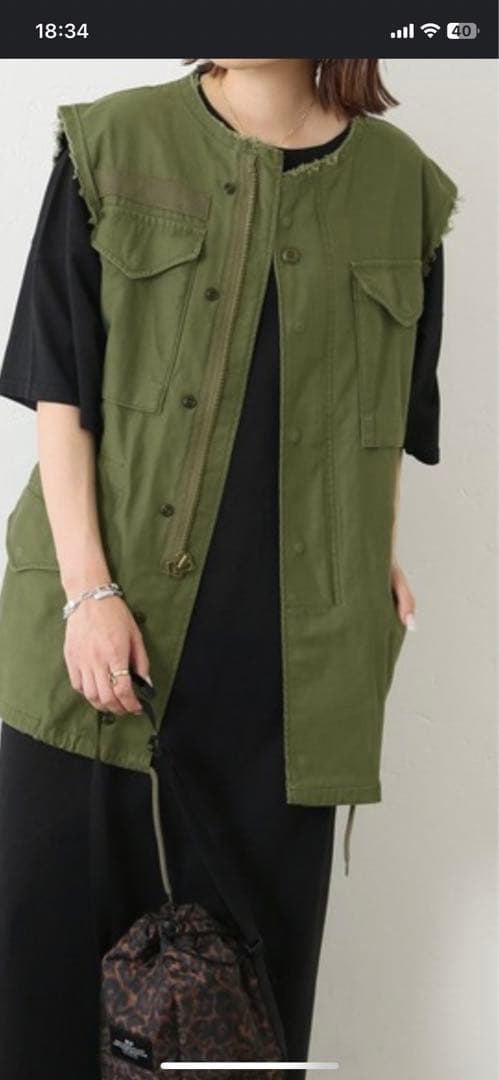 新品　未使用品　journal standard M-65ミリタリーベスト