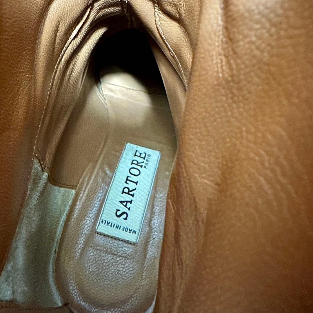 SARTORE サルトル ブラウン（茶色） 定番 ロングブーツ