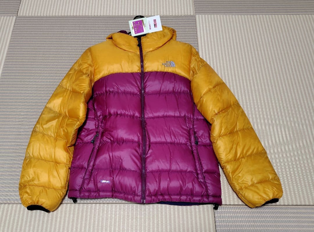 （最終値下げ！）ノースフェイス アコンカグアフーディダウンジャケット L 黄色紫