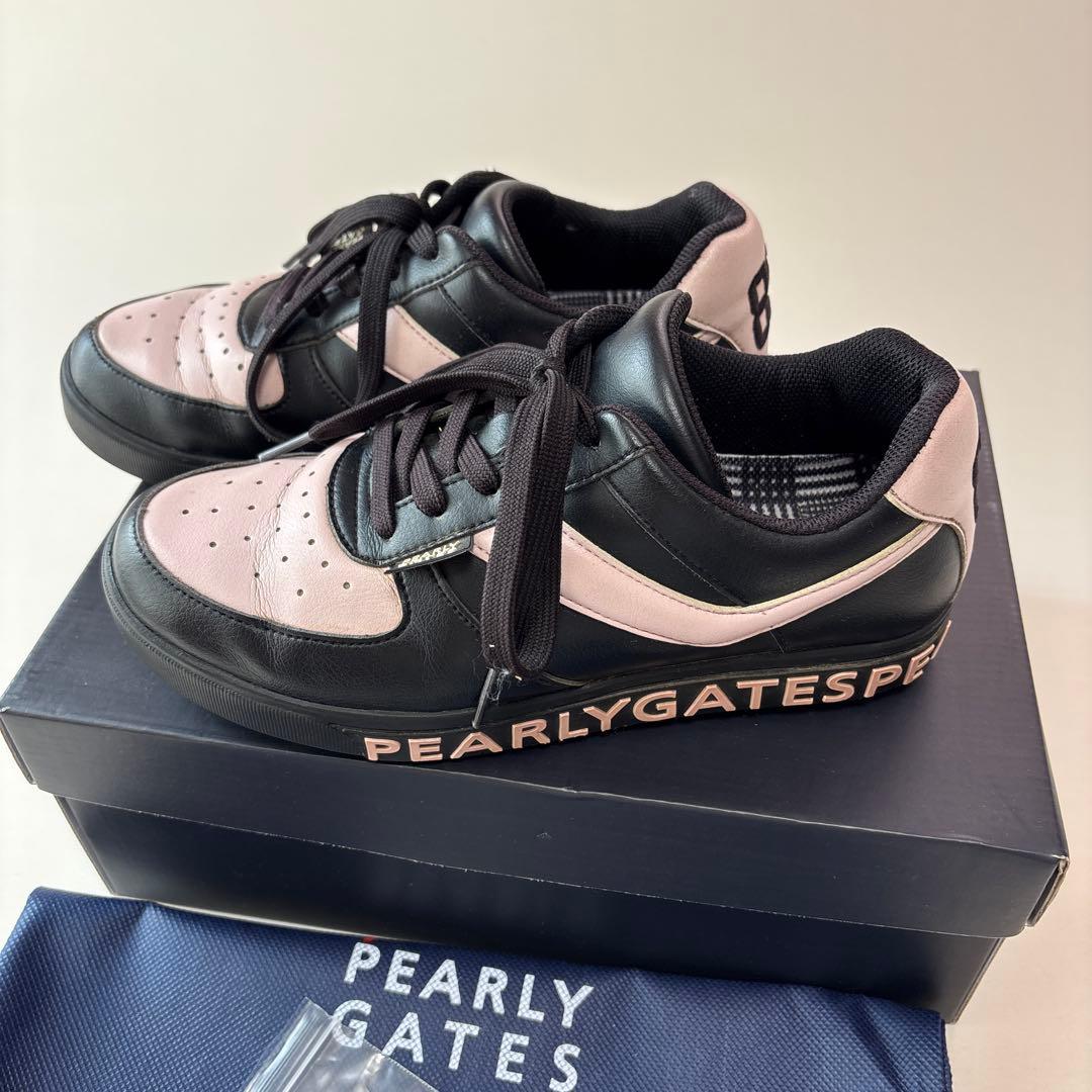 美品✨PEARLYGATES パーリーゲイツ ゴルフ シューズ✨23.0