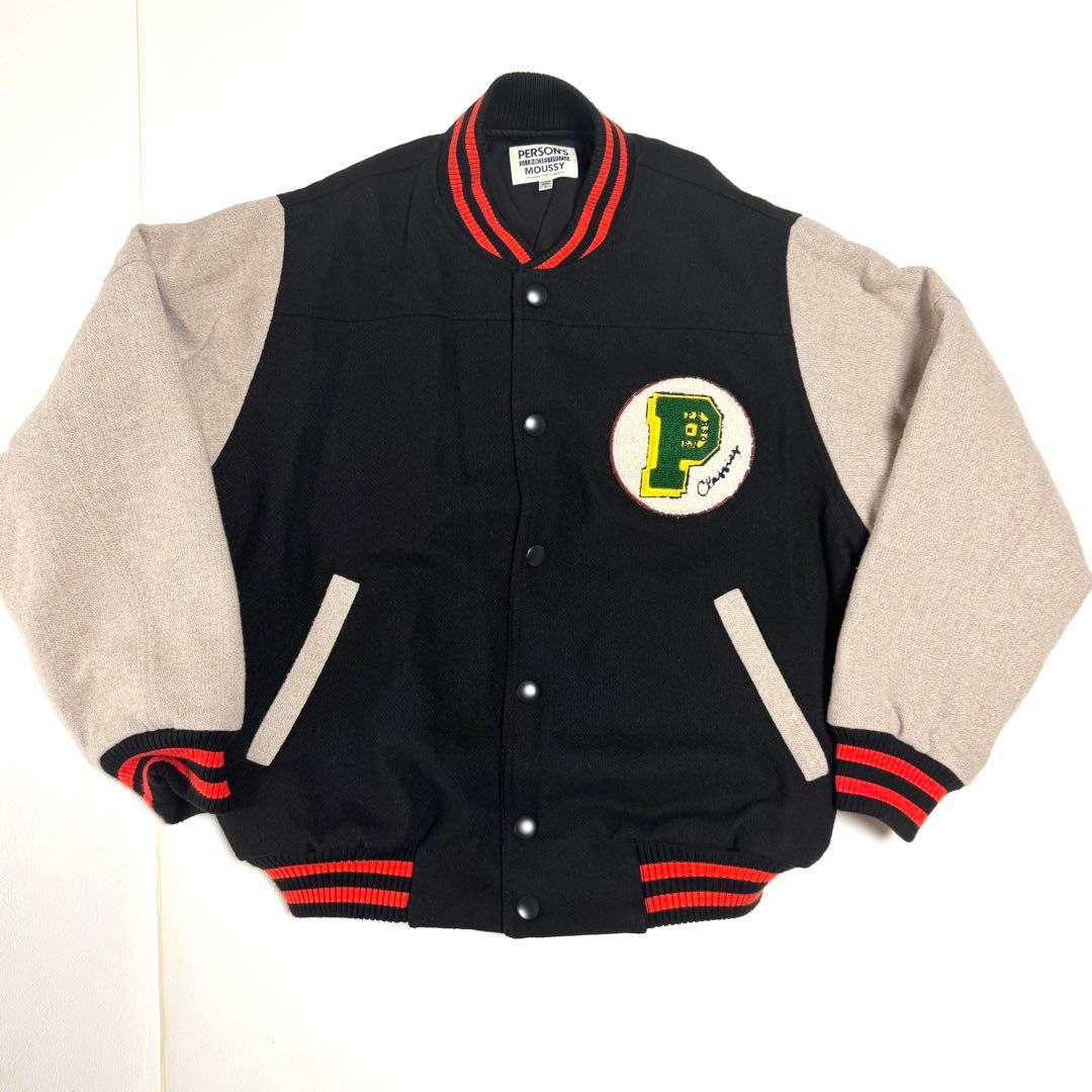 美品♡PERSON'S MOUSSY スタジャン ブラック　パーソンズ　マウジー