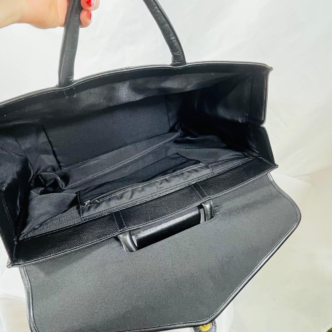 【レア】LONGCHAMP ロンシャン　レザー 　ビジネスバッグ　ボストンバッグ