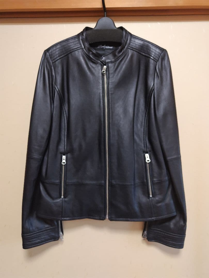 Posh Alma　ポッシュアロマ　ラムレザーライダースジャケット