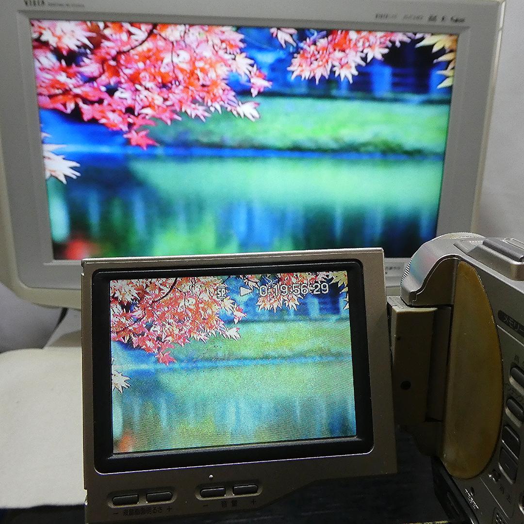 動作品ソニー DCR-TRV10 Mini DVビデオカメラDVDダビングに最適