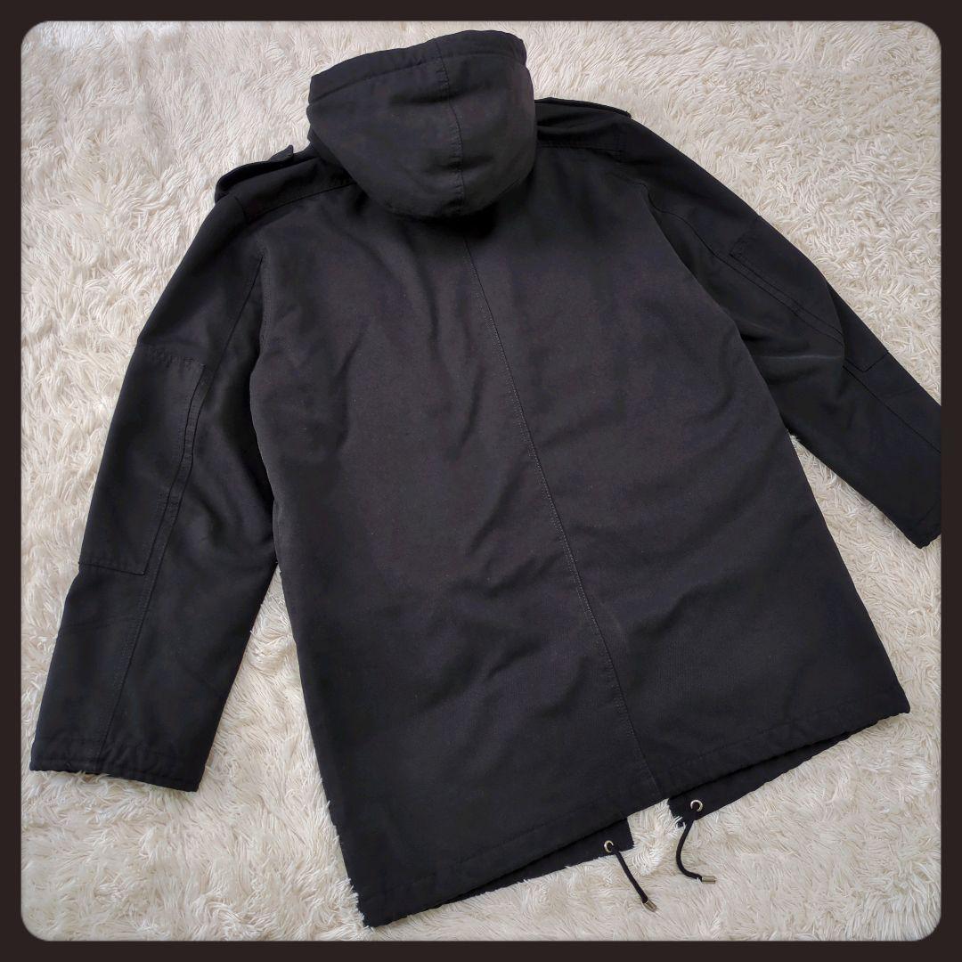 【入手困難・美品】ドルチェ&ガッバーナ☆モッズコート ジャケット フーデッド 黒