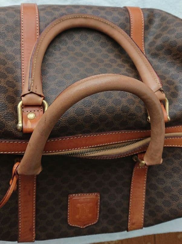 セリーヌ(CELINE)　ボストンバック　M13　ヴィンテージ マカダム柄