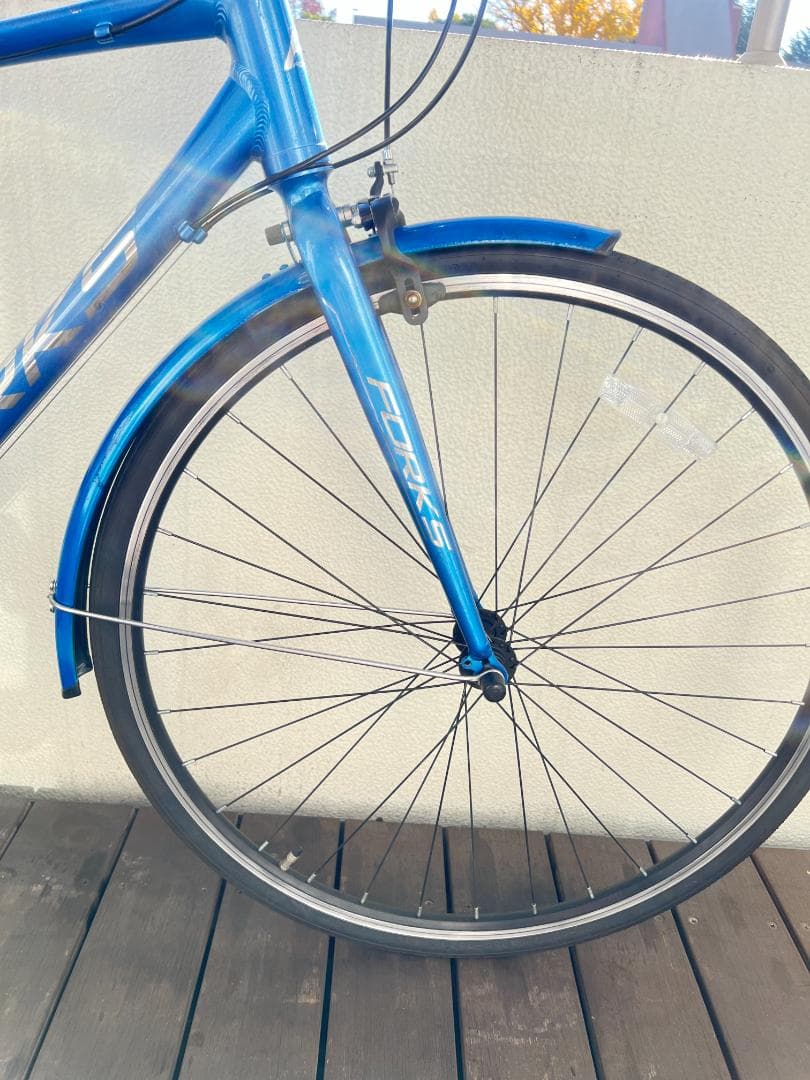 FORKS700Cクロスバイク　シマノ18段変速(前３段×後６段)　引取専用