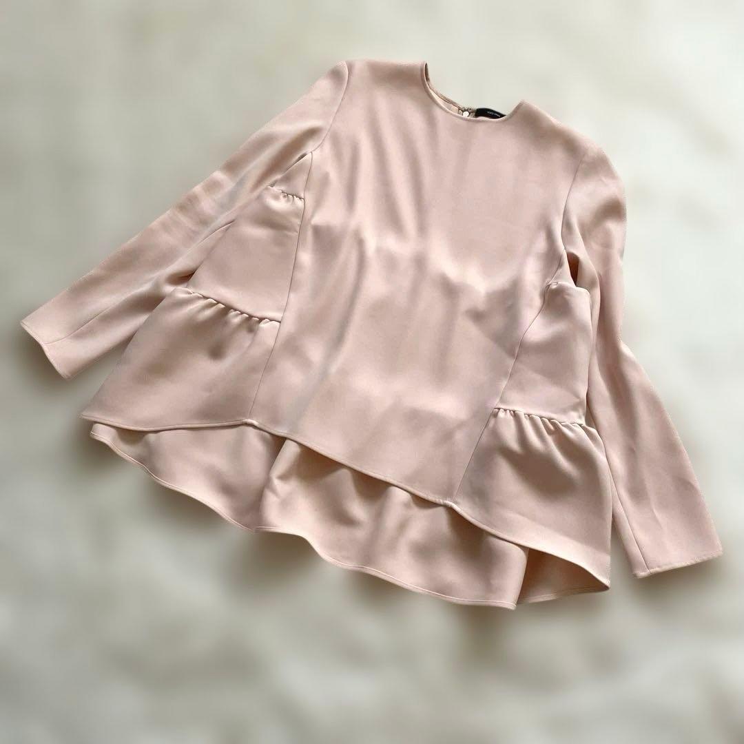 yoko chan ヨーコチャン バックティアードブラウス ピンク