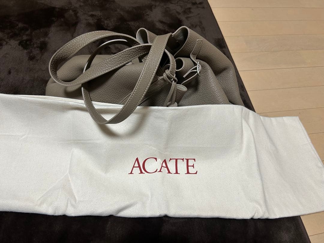 ACATE アカーテ　ロドス　レザー トートバッグ　トープ