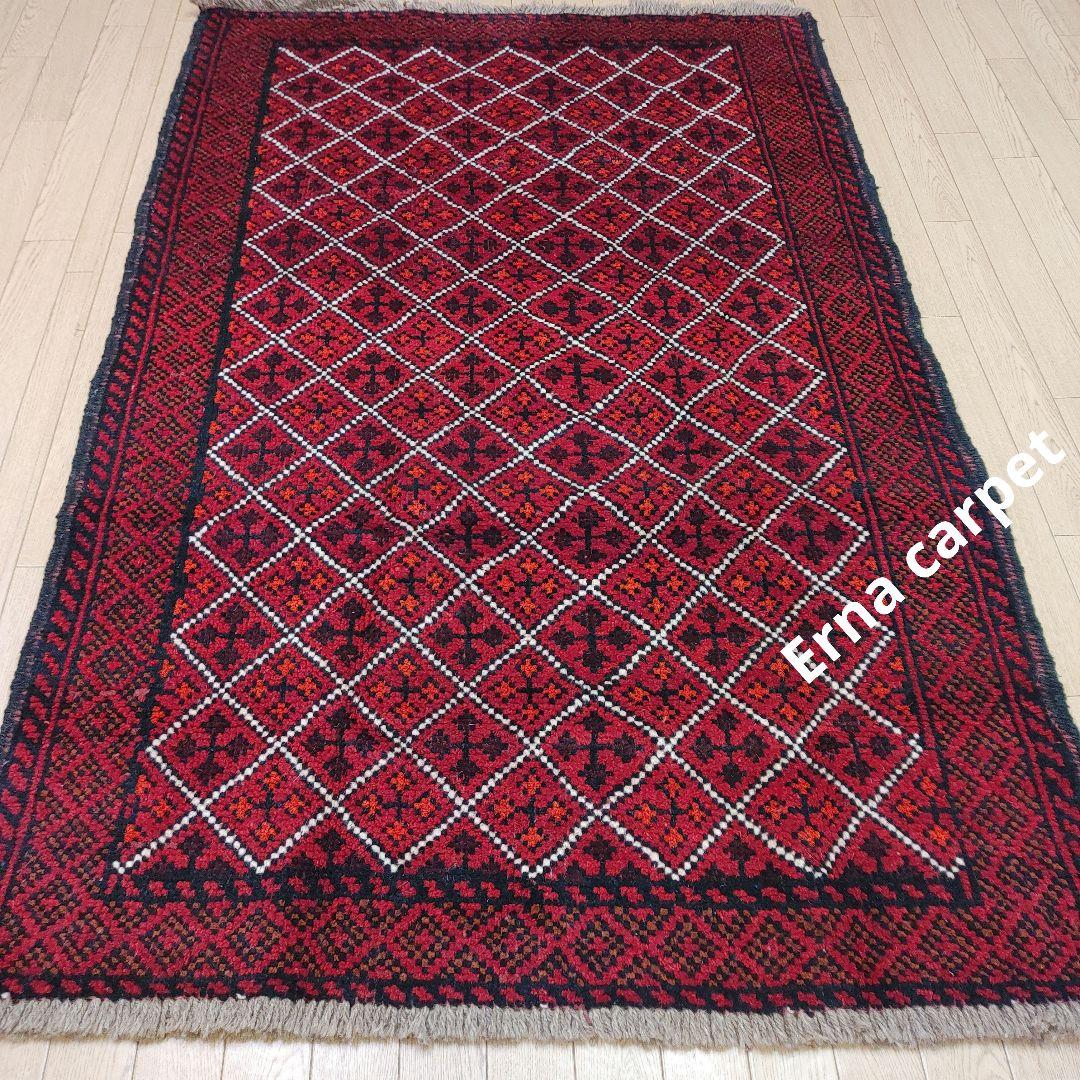 ペルシャ絨毯 バルーチ 手織り 172x112ｃｍ ウール balouch