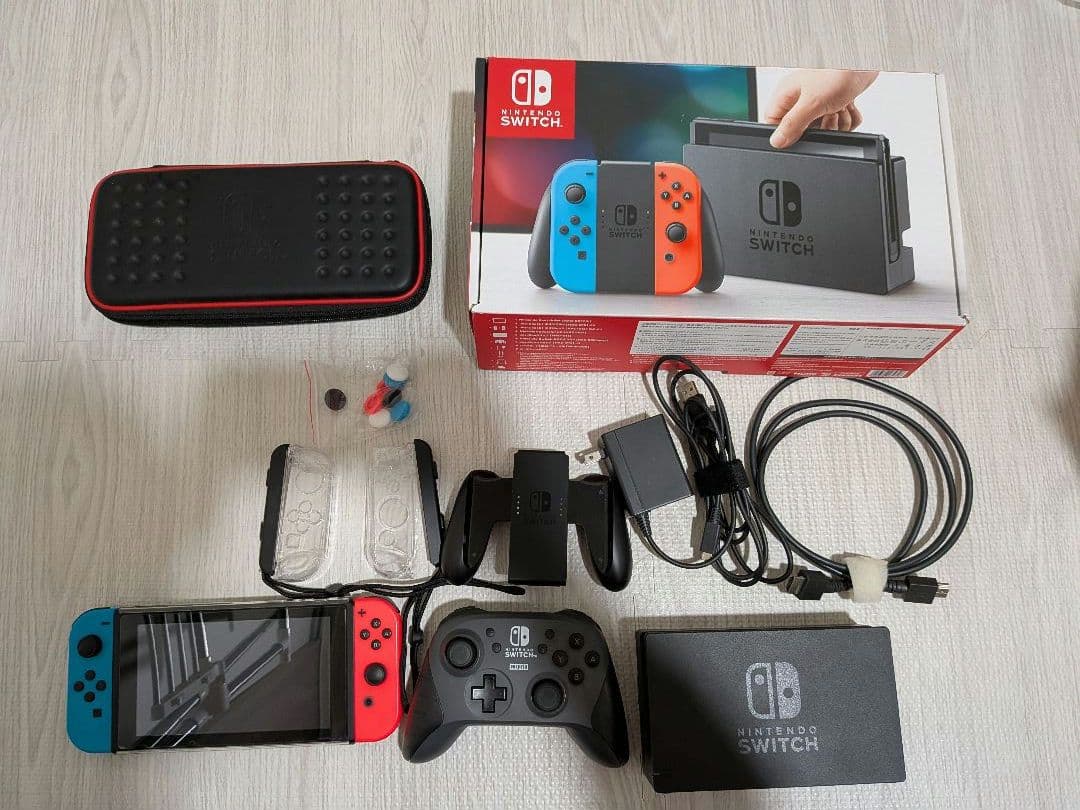 Nintendo Switch 本体　※128GB SDカード　ホリコン付き