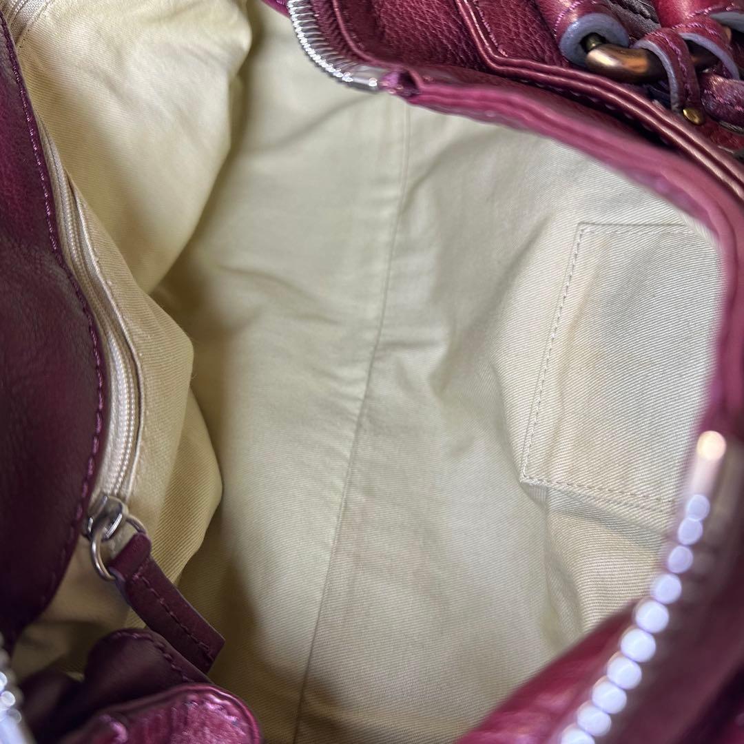 ⚠️特価‼️保証付□らび□クロエChloe■ハンドバッグ■パディントン■バーガンディ