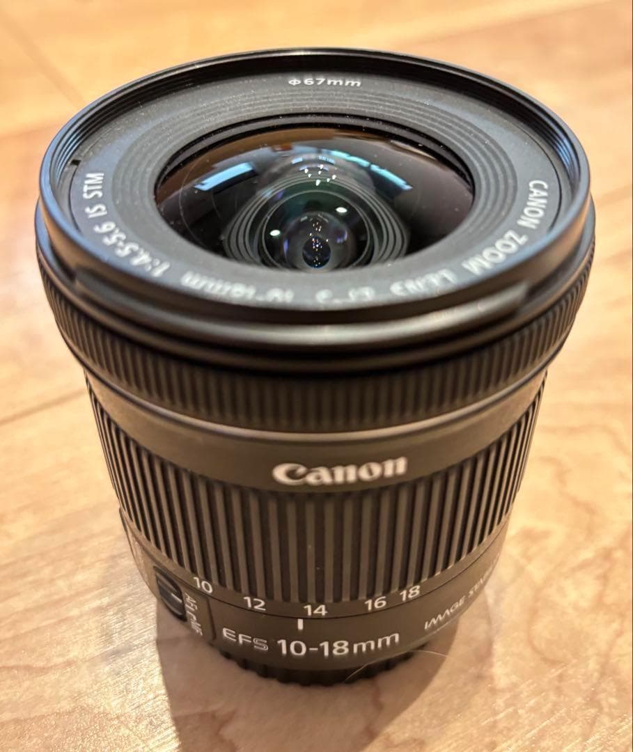 キャノン　レンズ！超広角ズームレンズ EF-S 10-18mm IS STM美品