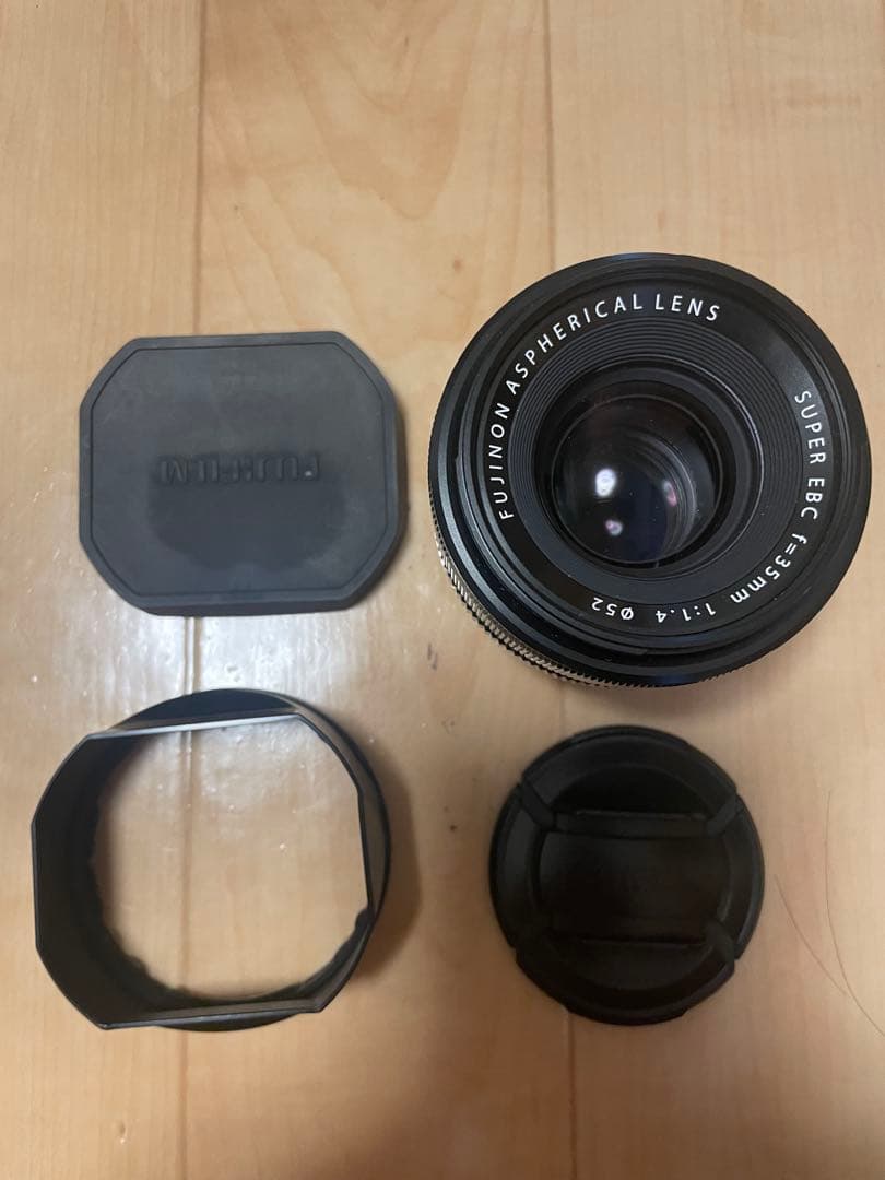フジノン　xf35mmf1.4 r レンズフード付き