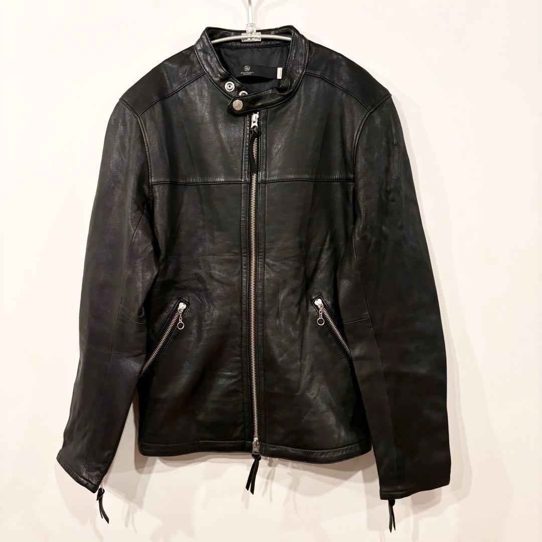 BEAUTY&YOUTH ブラック　レザージャケット　黒　ジャケット