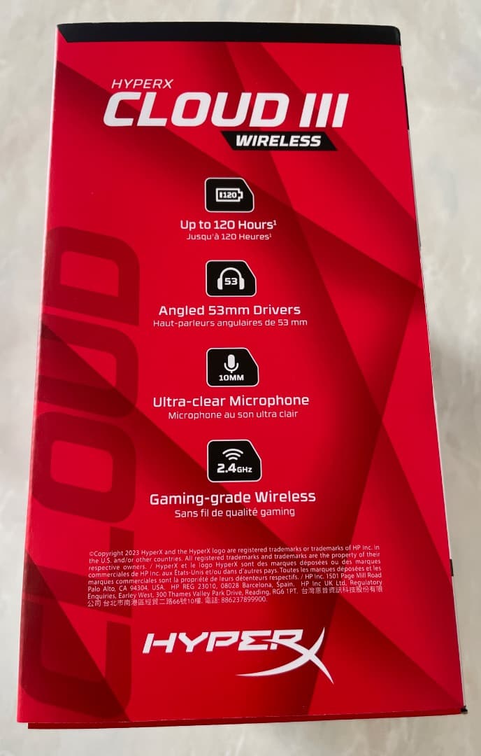 HyperX Cloud Ⅲ ゲーミングヘッドセット（ワイヤレス）