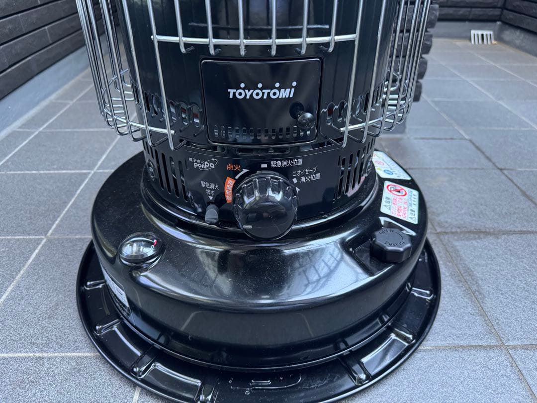 TOYOTOMI ストーブ　KS-67H ブラック　ANOBAケース付き