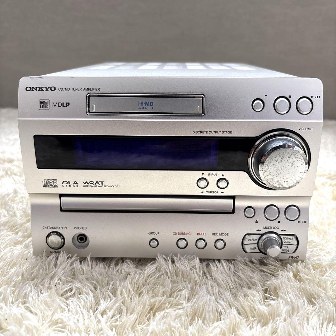 【メンテ/清掃済み】 ONKYO FR-N7 コンポ CD MD スピーカー付
