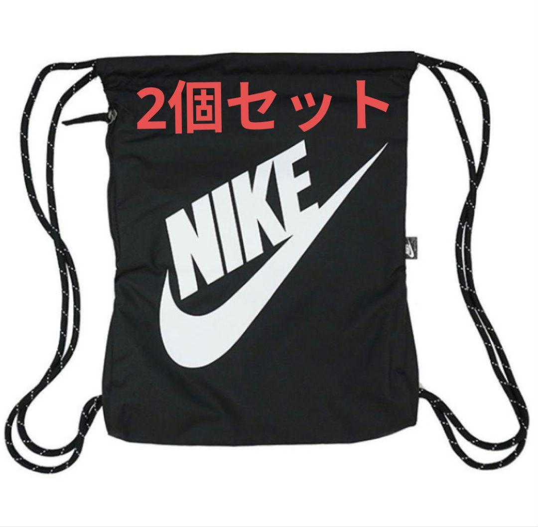 NIKE ブラック ジムサック ドローストリング ナップザック
