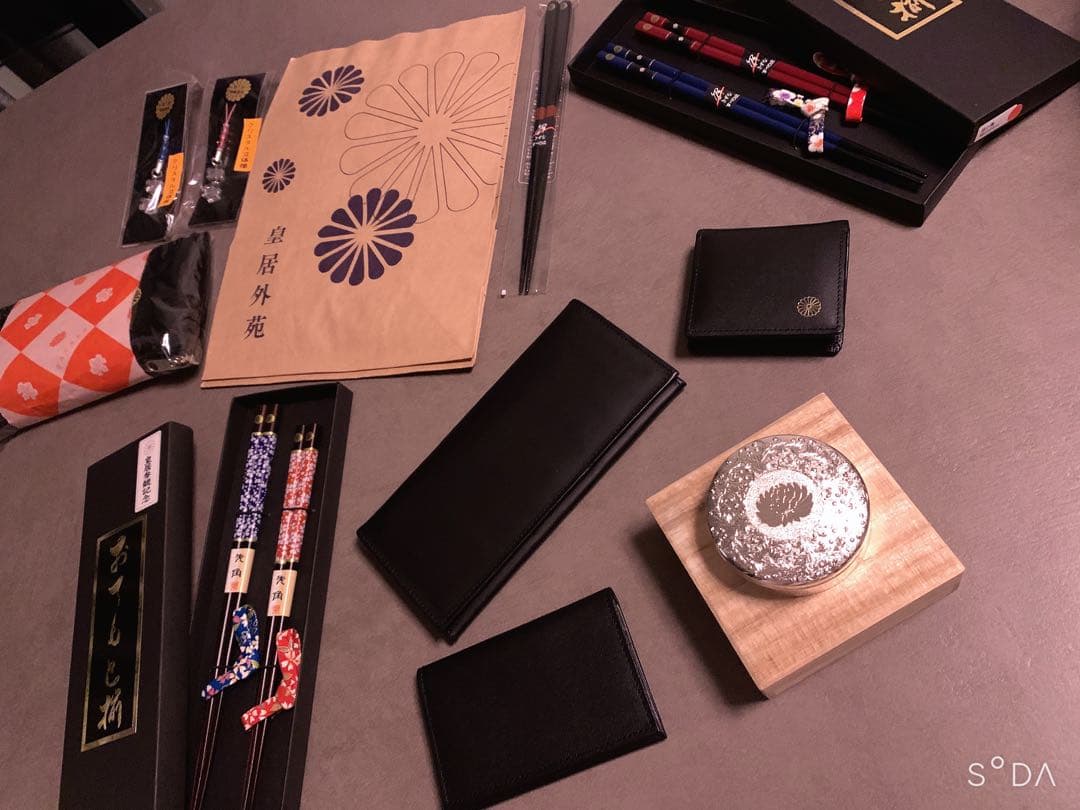 皇居開運長財布特革財布✨美品新品未使用品✨極上クラス品の金運ウォレットセット✨✨